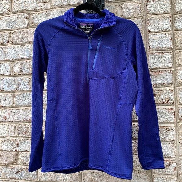 Patagonia Jackets & Blazers - Patagonia Blue Polartec Power Dry Pull Over M